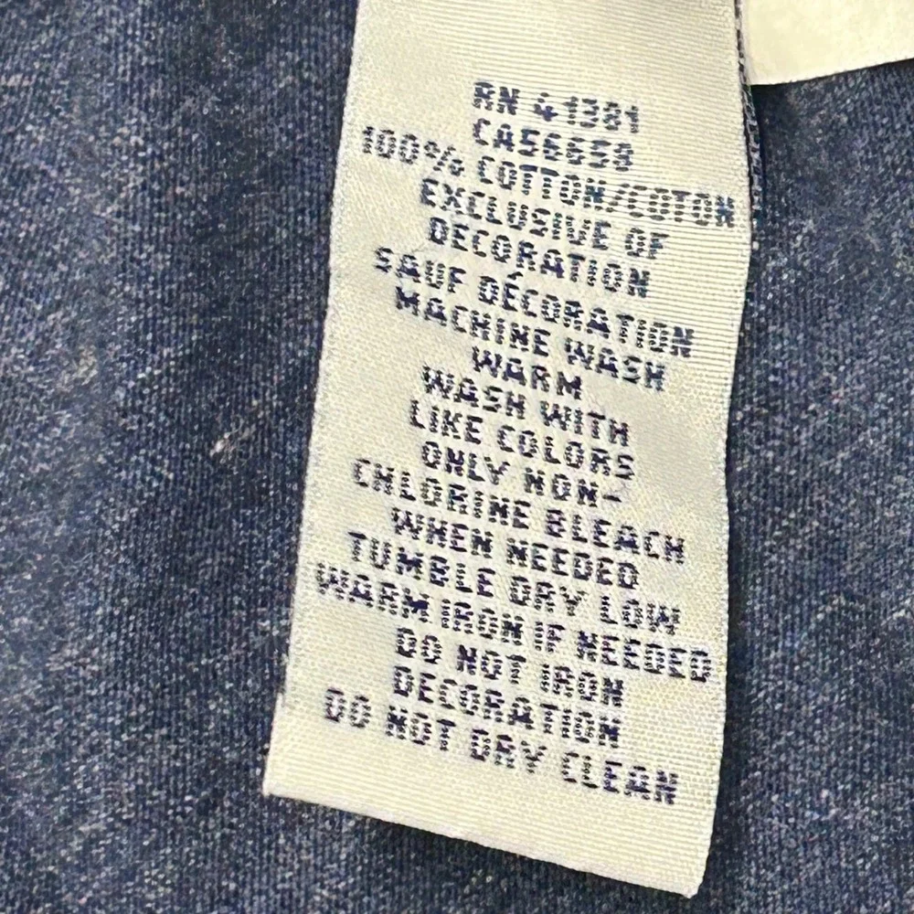 Polo Ralph Lauren Mens Crew Neck T Shirt XL Long Sleeve Pony Cotton Blue‎ Layers